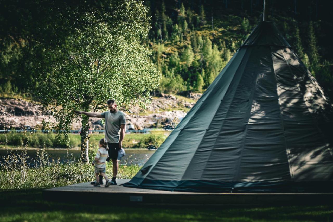 Отель Morgedal Lavvo Camping Экстерьер фото